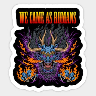 WE CAME AS ROMANS MERCH VTG Sticker